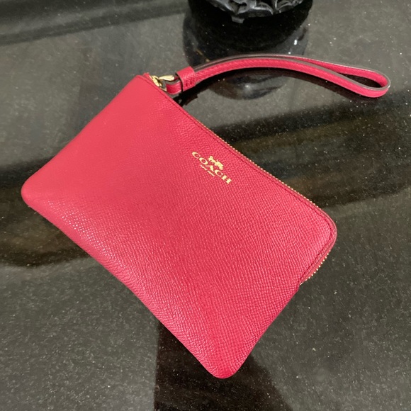 Coach Corner Zip Wristlet - Picture 3 of 7